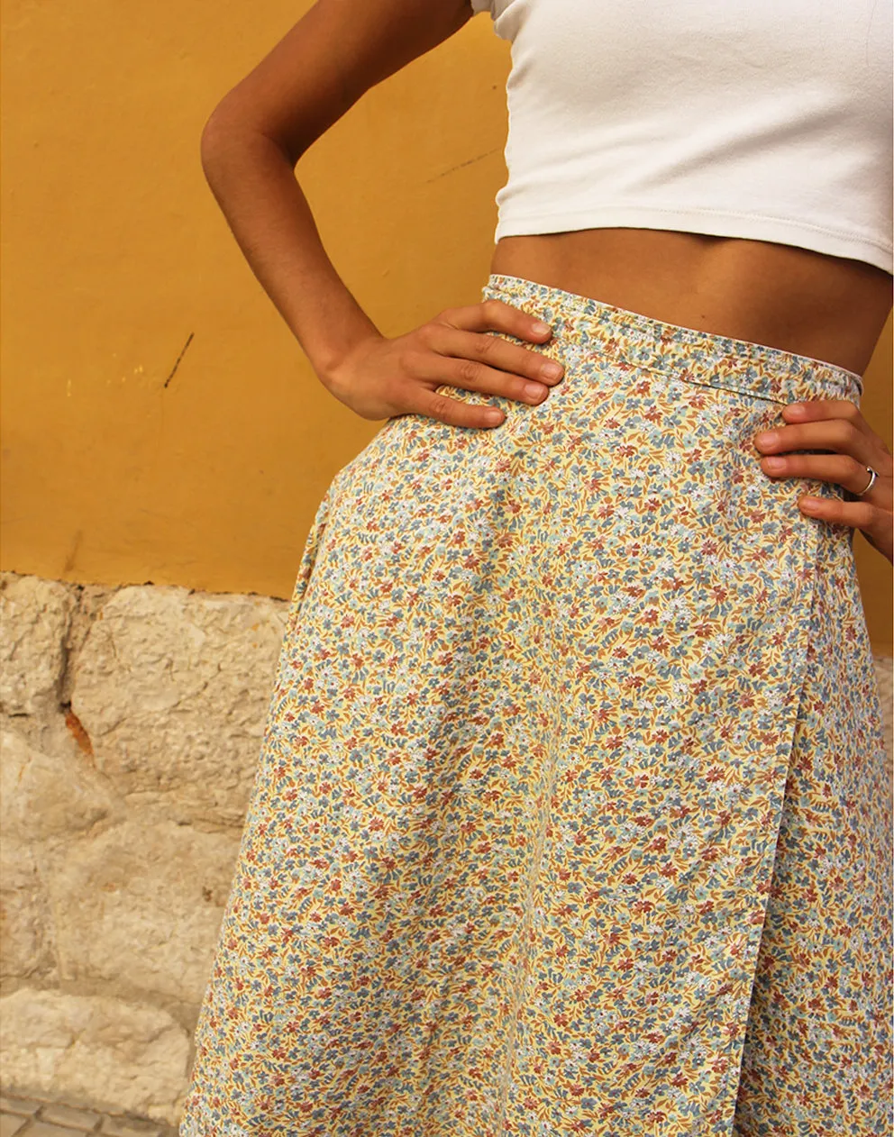 A Line Midi Skirt