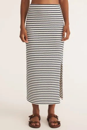 Ainslie Stripe Midi Skirt | Eclipse