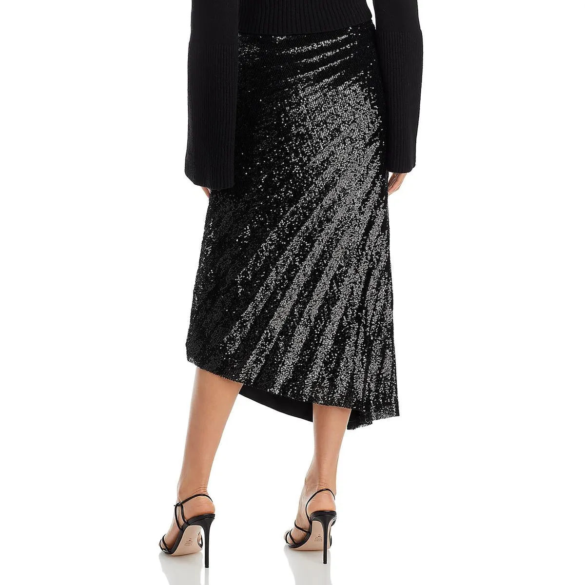 A.L.C. Womens Tori Sequin Long Midi Skirt