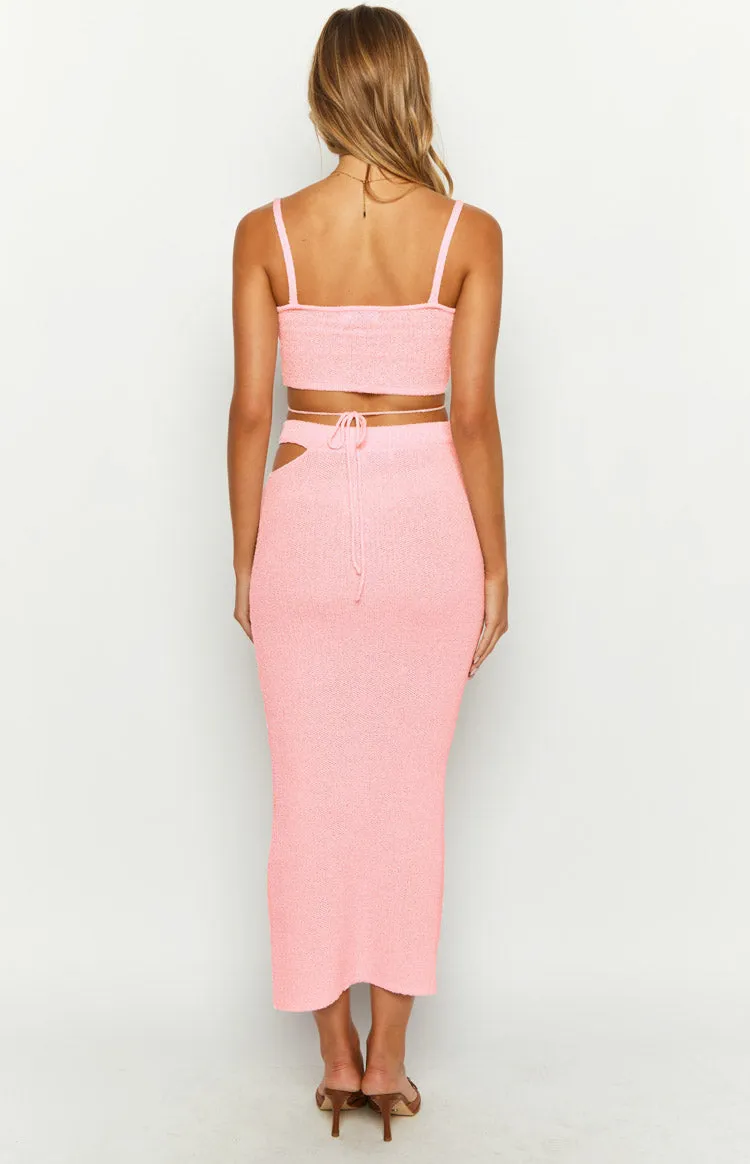 Annabella Pink Crop Top