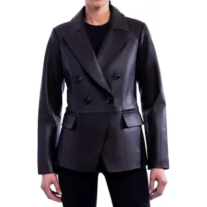 Anne Klein Women's Double Breasted Peacoat Jacket