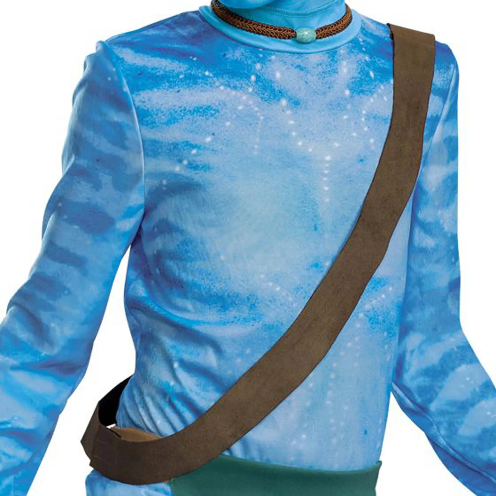 Avatar Jake Reef Jumpsuit Costume for Kids, Blue Jumpsuit