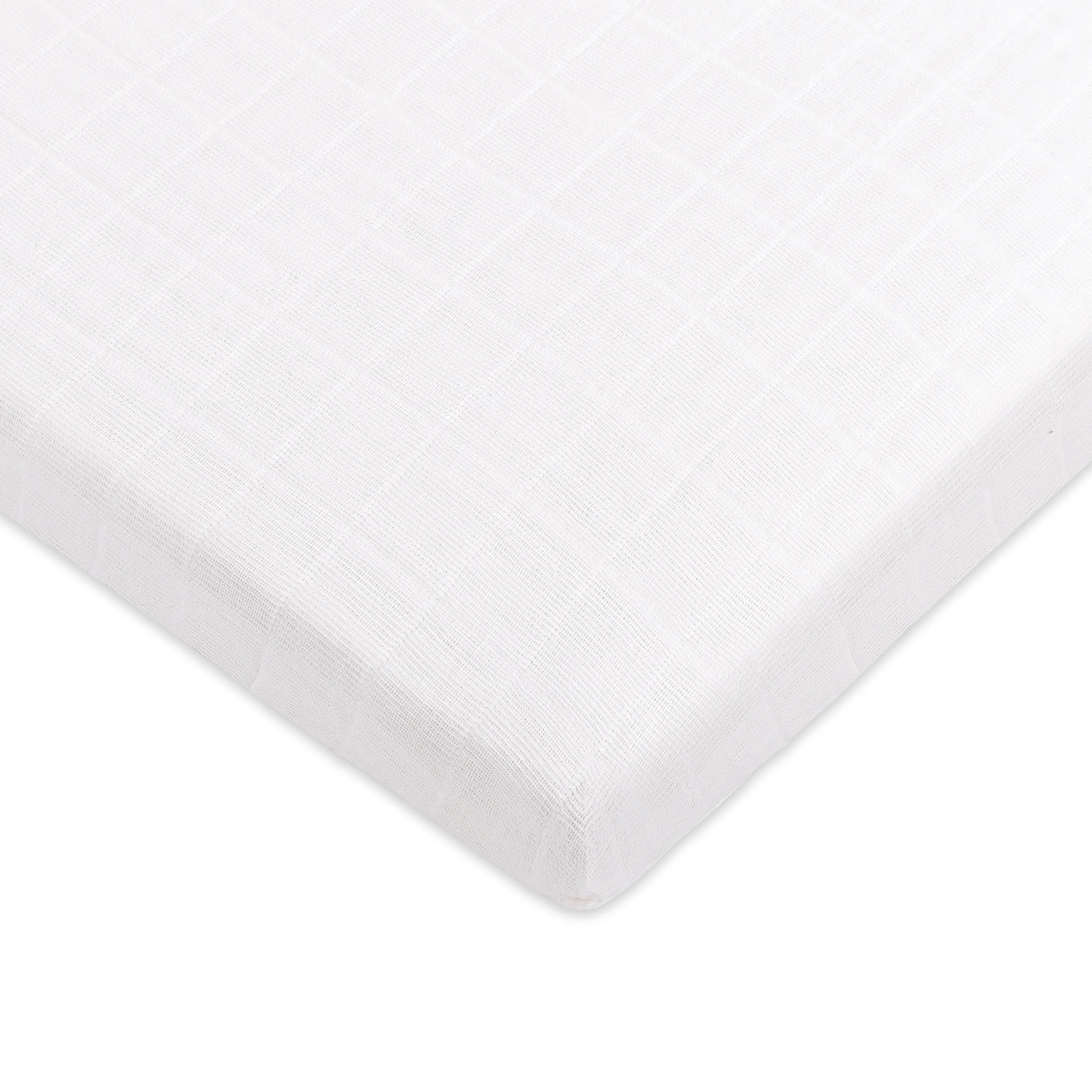 Babyletto All-Stages Midi Crib Sheet in GOTS Certified Organic Muslin Cotton