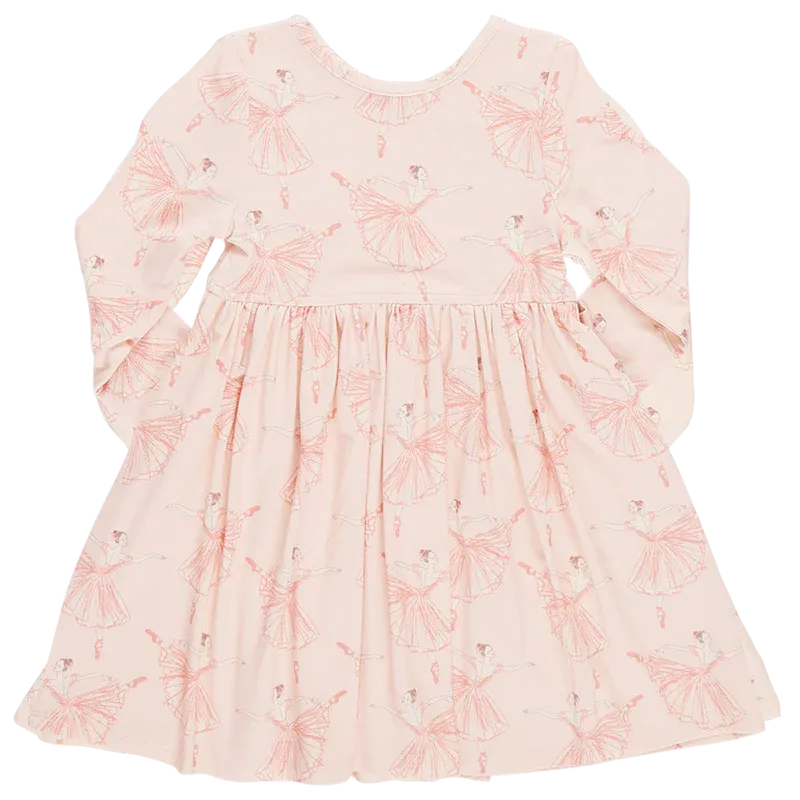 Bamboo Steph Dress - Pink Ballerinas