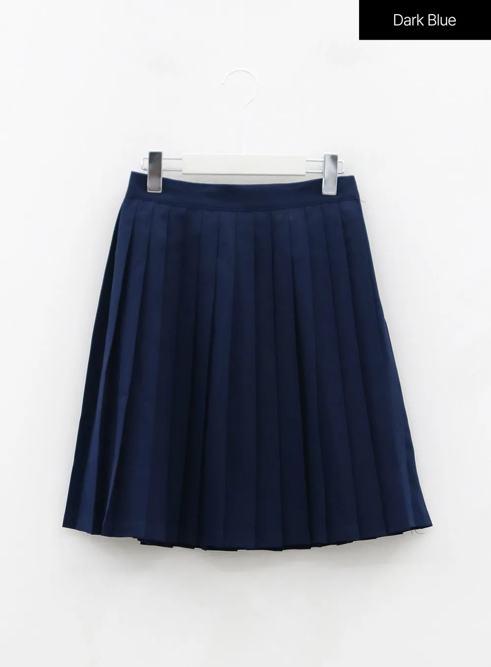 Basic Pleated Midi Skirt OS02