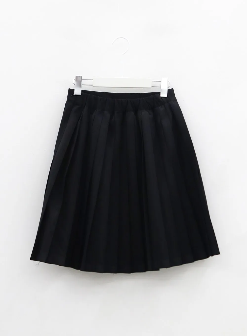 Basic Pleated Midi Skirt OS02