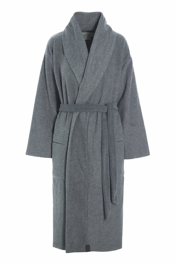 BATHROBE WOMEN MIDI - 7128 MIDI - GREY