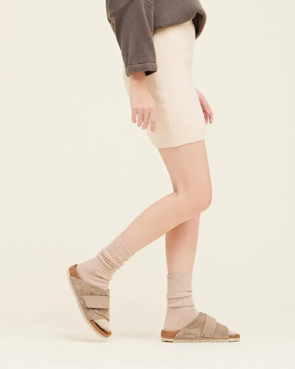 Becca Knit Skirt in Ivory