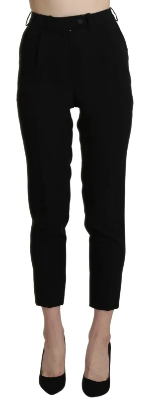 BENCIVENGA Chic High Waist Skinny Cropped Trousers