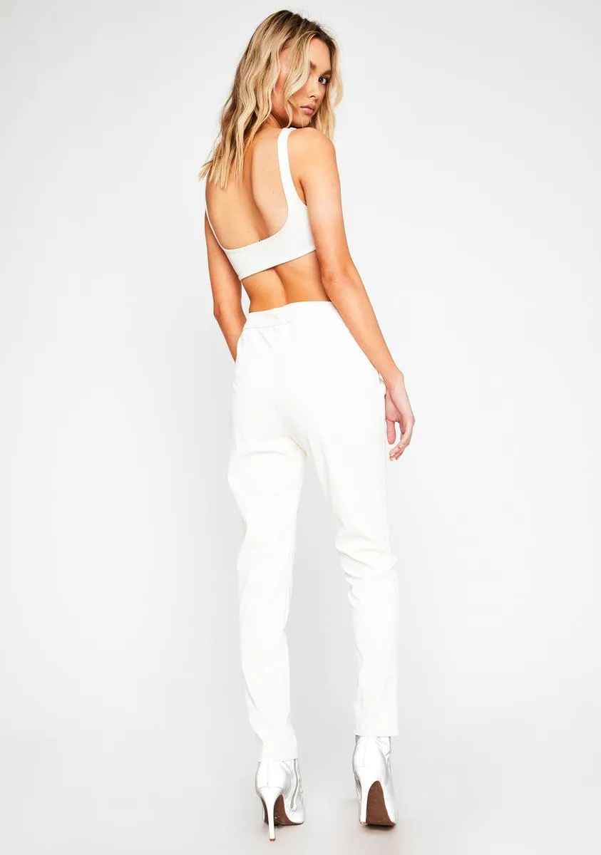 Blanc Dare To Destruct High Waist Pants