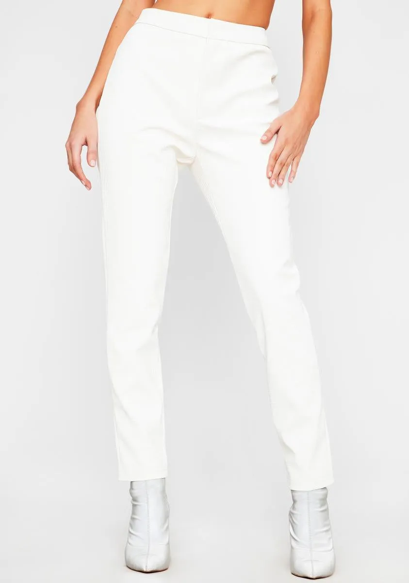 Blanc Dare To Destruct High Waist Pants