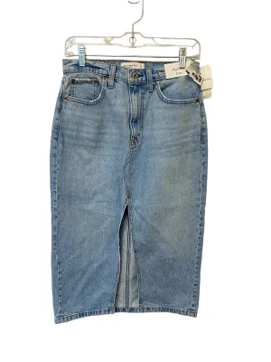 Blue Denim Skirt Maxi Abercrombie And Fitch, Size 4