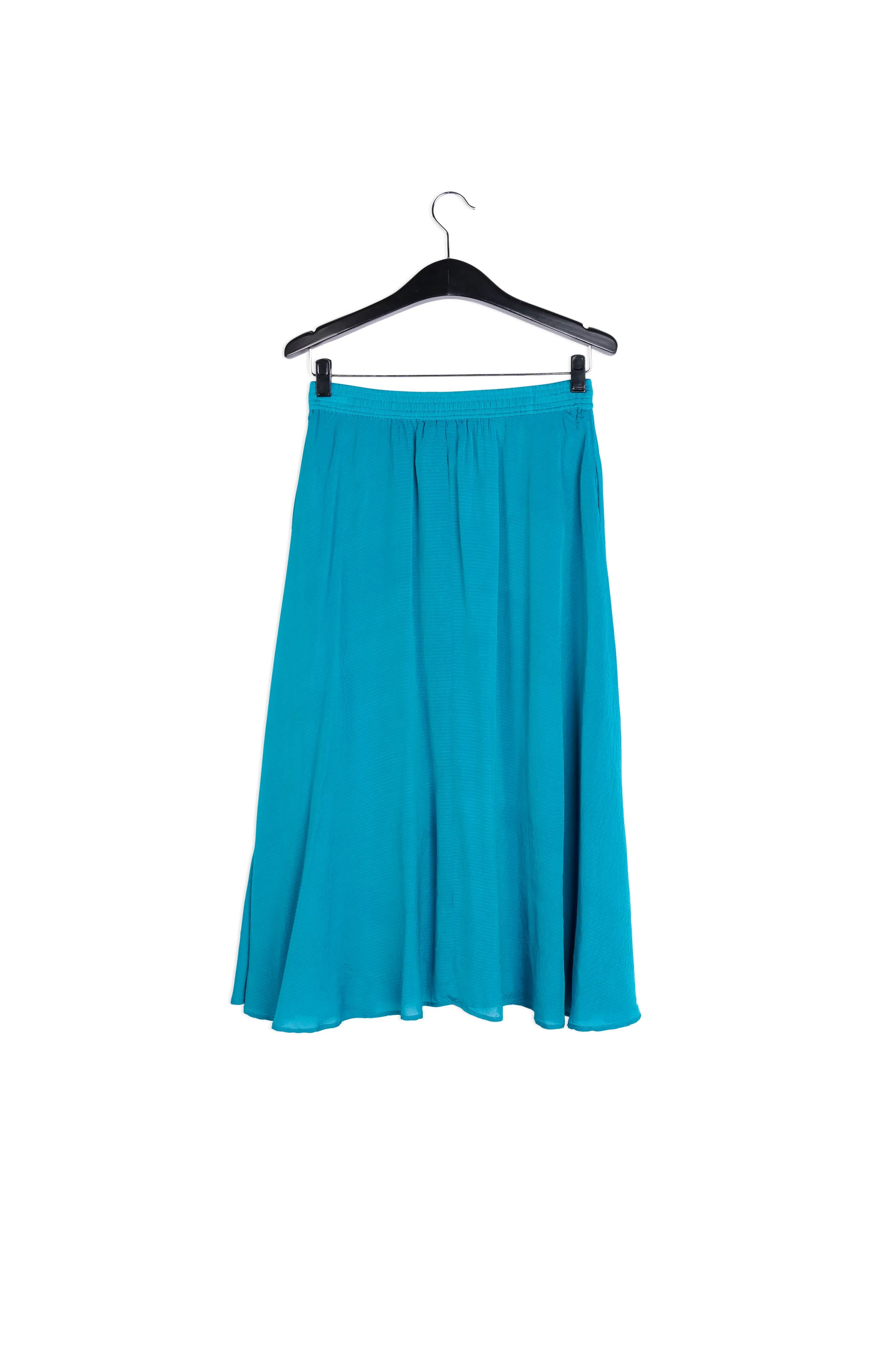 Blue midi skirt