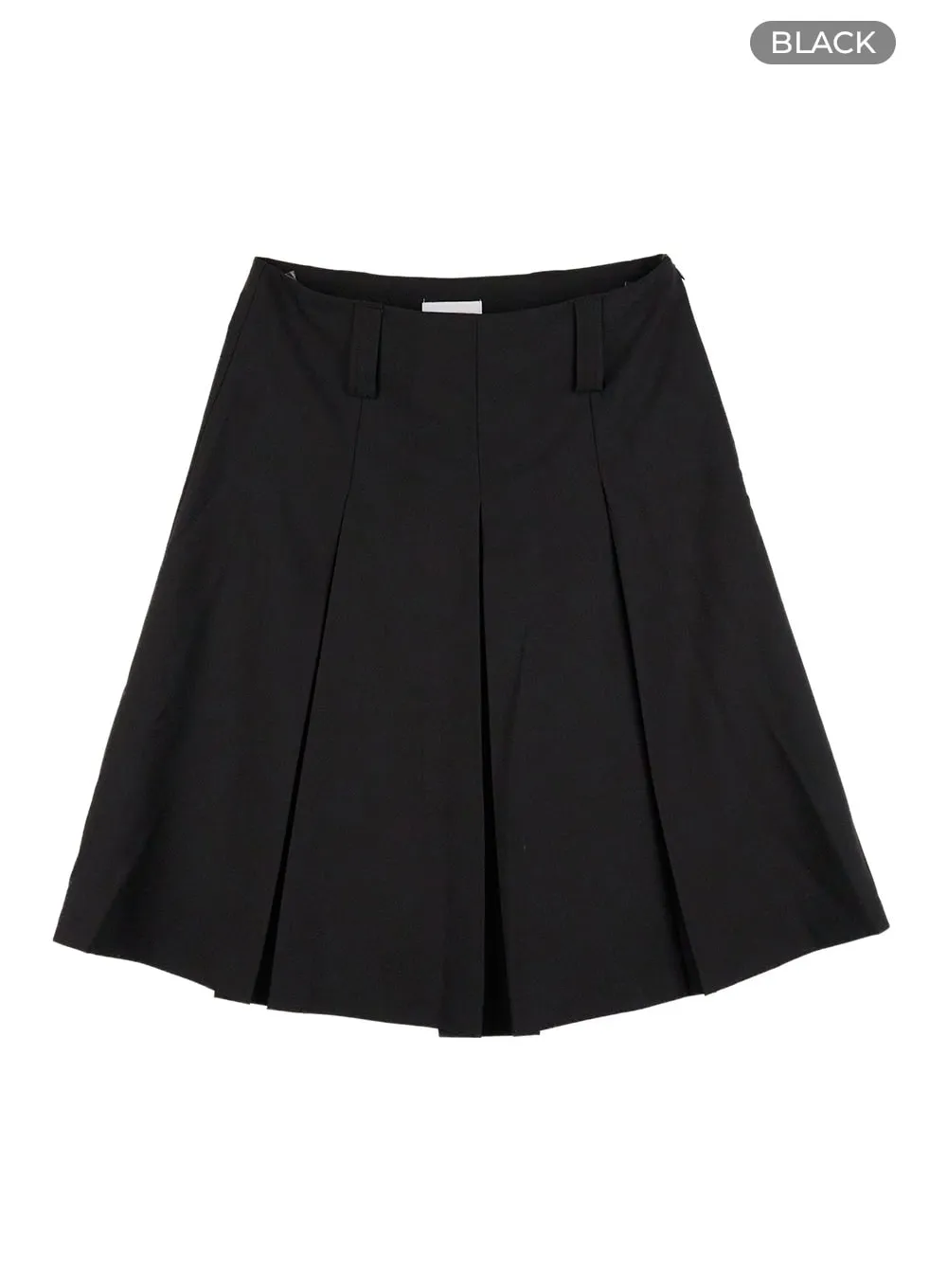 Box Pleat Midi Skirt CG409