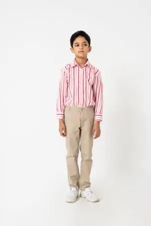 Boys Chino Pants - Beige