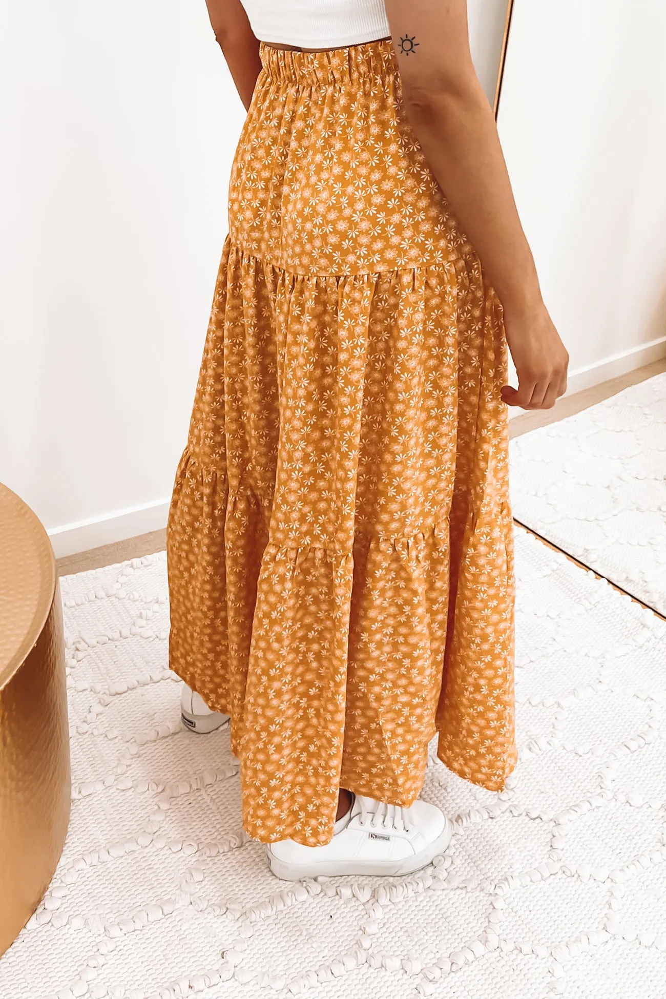 Brooke Maxi Skirt Yellow