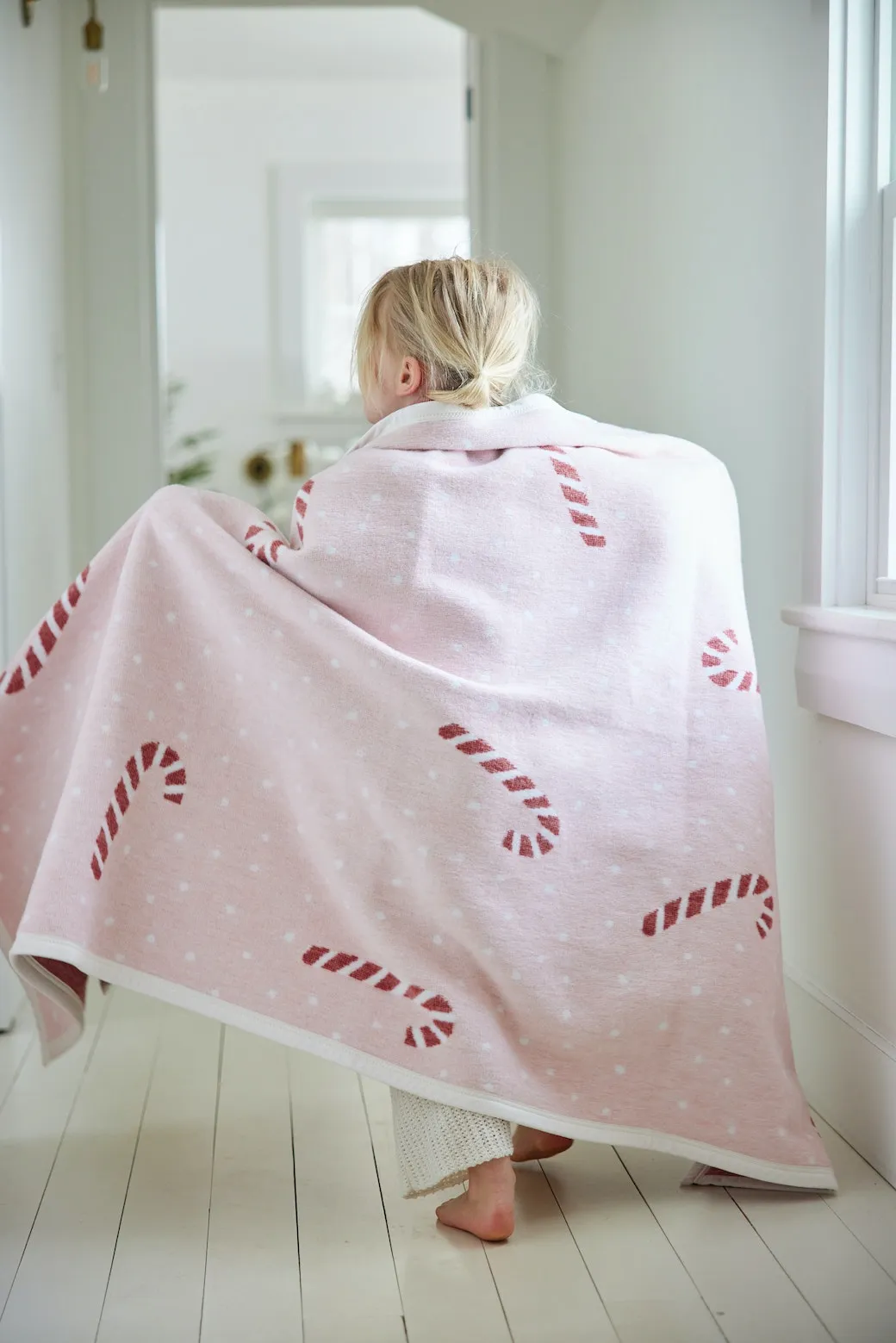 Candy Canes Midi Blanket