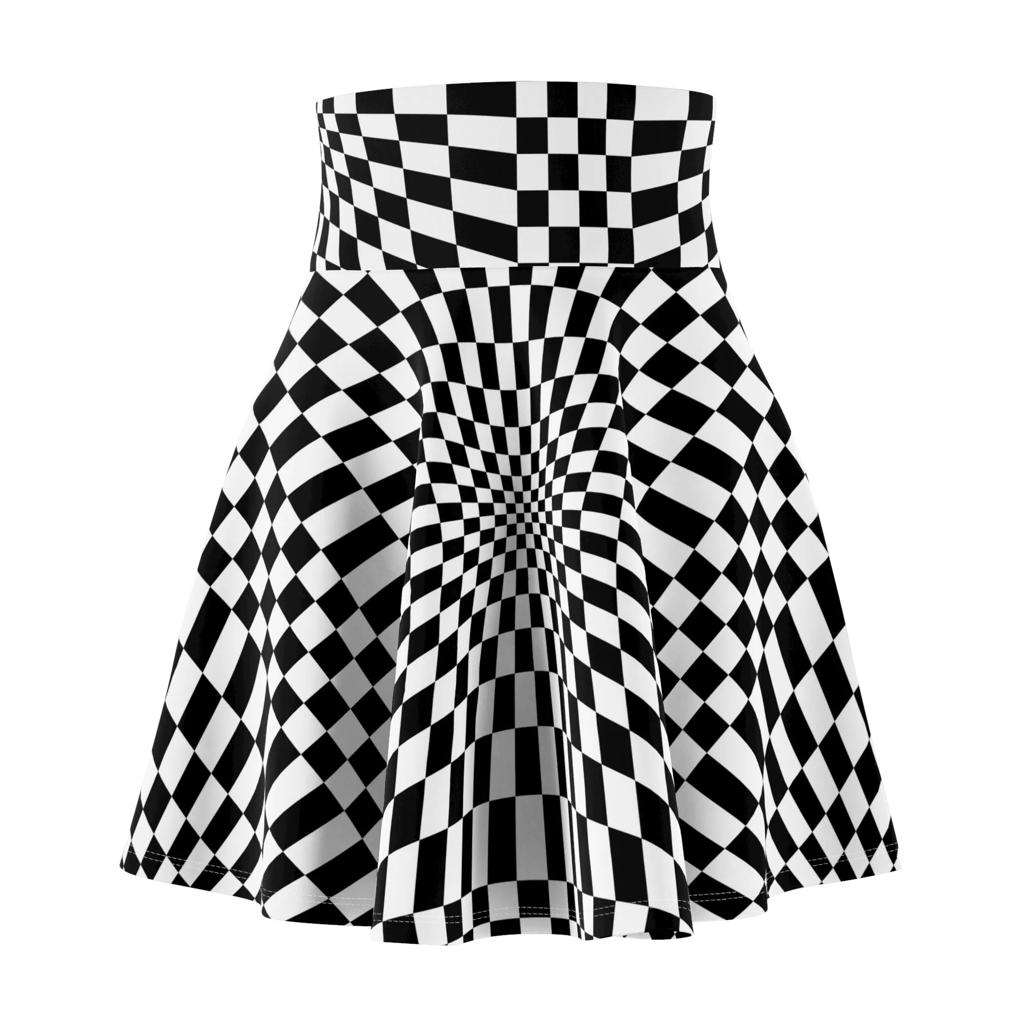 Checkerboard Skater Skirt