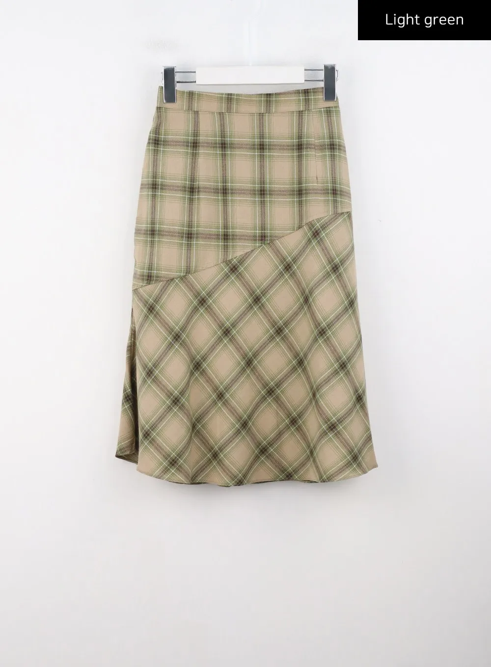 Checkered Midi Skirt CS308