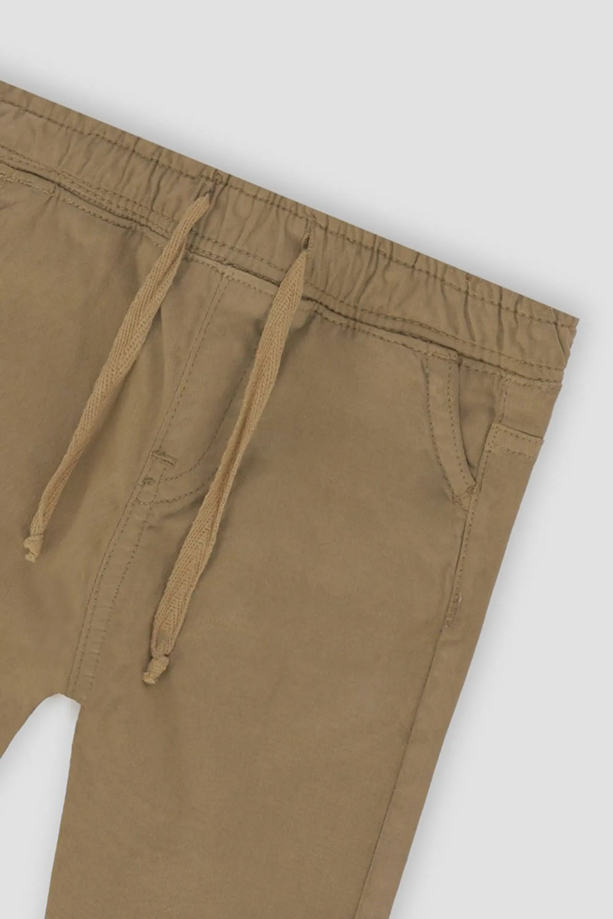 Chino Jogger Pant For Baby Boy - Camel