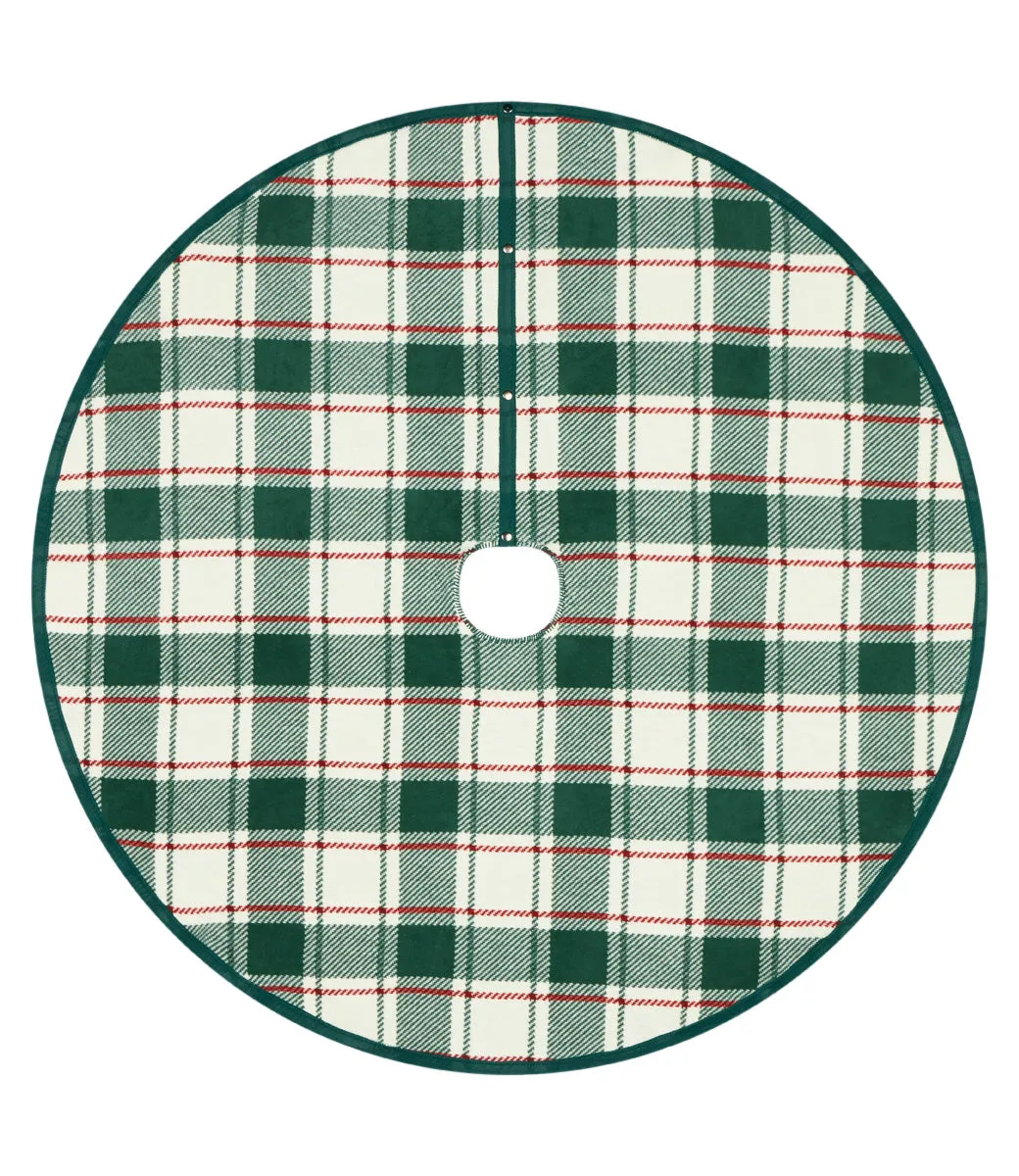 Christmas Check Tree Skirt