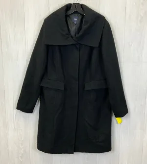 Coat Peacoat By Gap In Black, Size: Xl