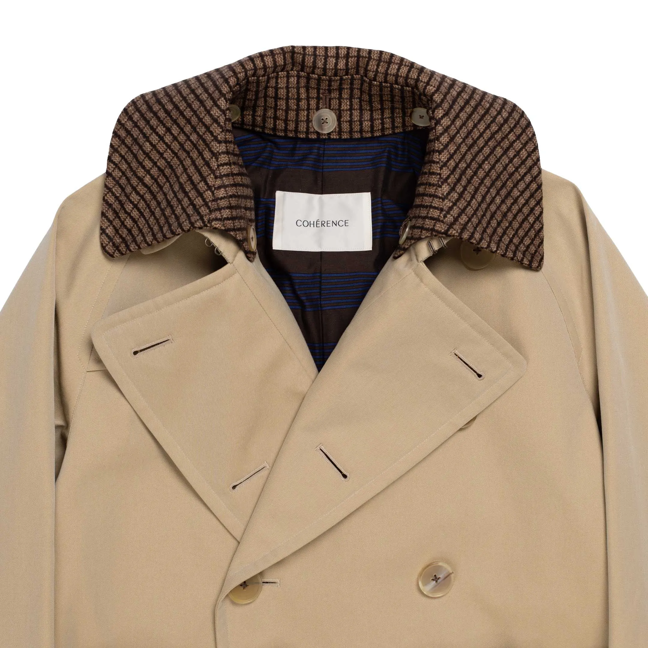 Coherence AL II Trench Coat Gabardine Beige