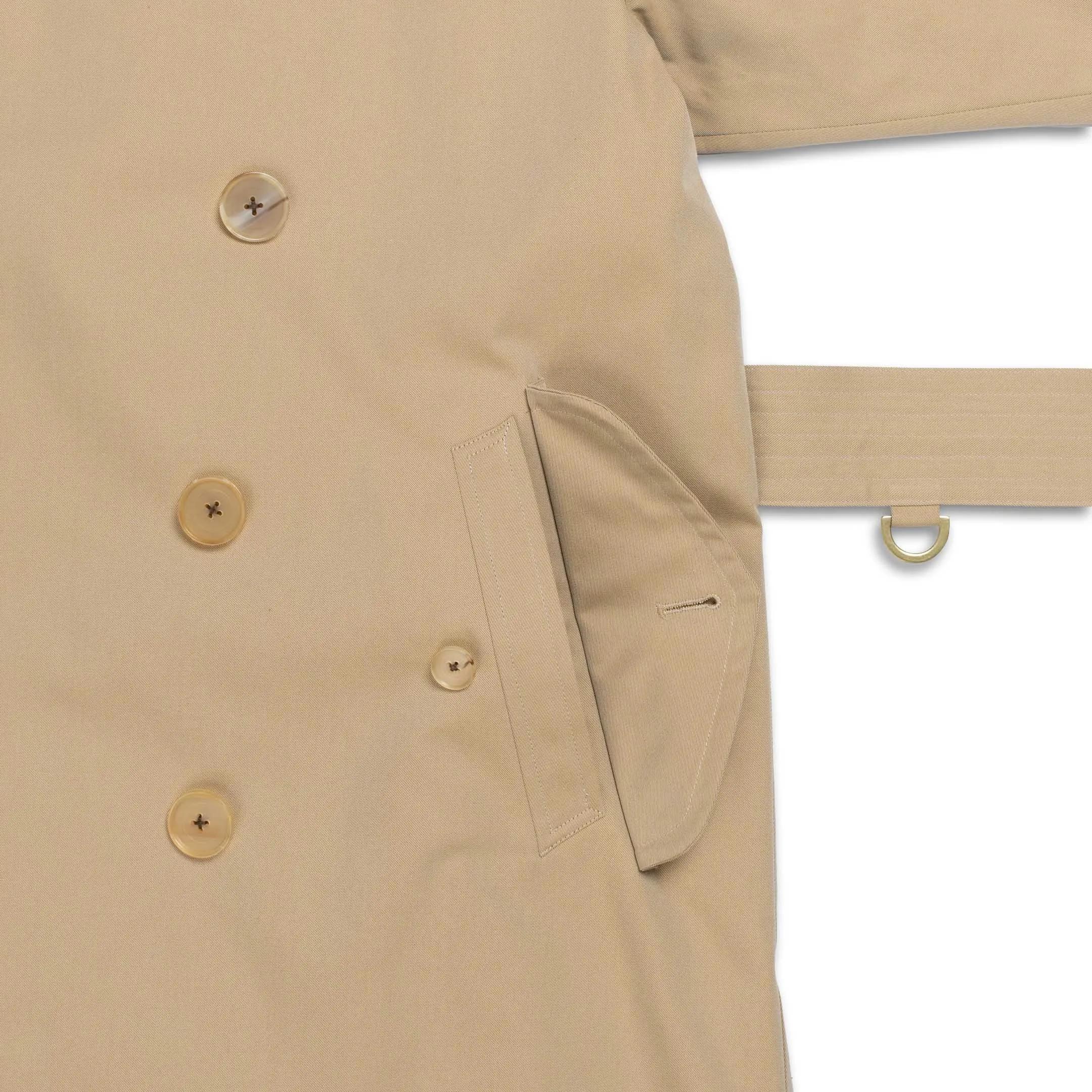 Coherence AL II Trench Coat Gabardine Beige