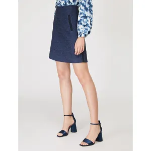 Crocevia Jersey skirt - Blue