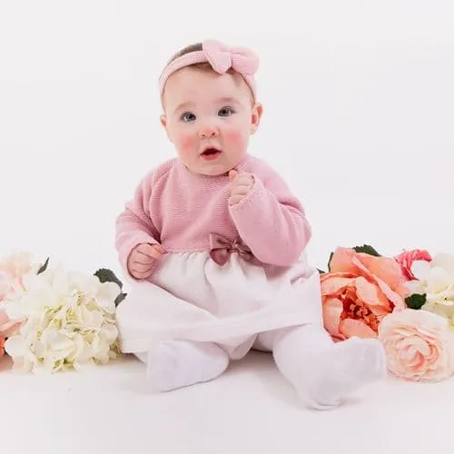 Dandelion Dusty Pink Knitted Dress