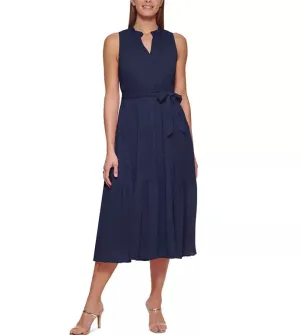 DKNY Tiered Midi Dress