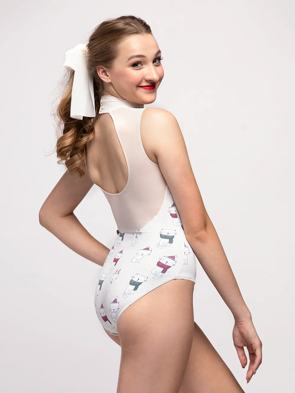 Elizabeth Cozy Cats Leotard RTW