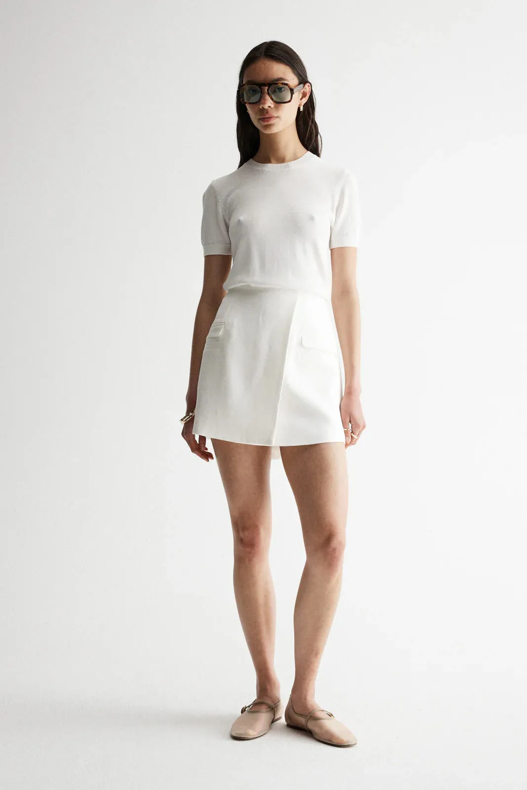 Elka Collective - Marais Skirt (White)