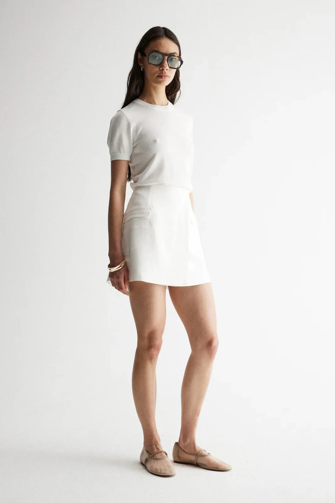 Elka Collective - Marais Skirt (White)