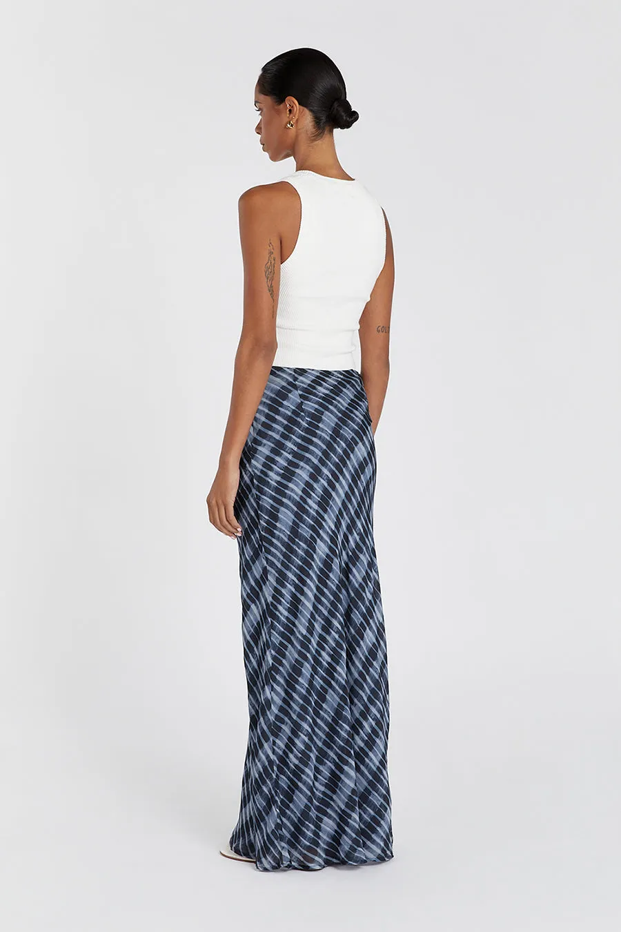 EMMI SLIP MIDI SKIRT