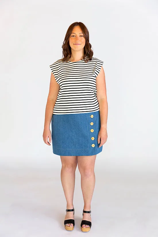 Evelyn Skirt - Chalk & Notch