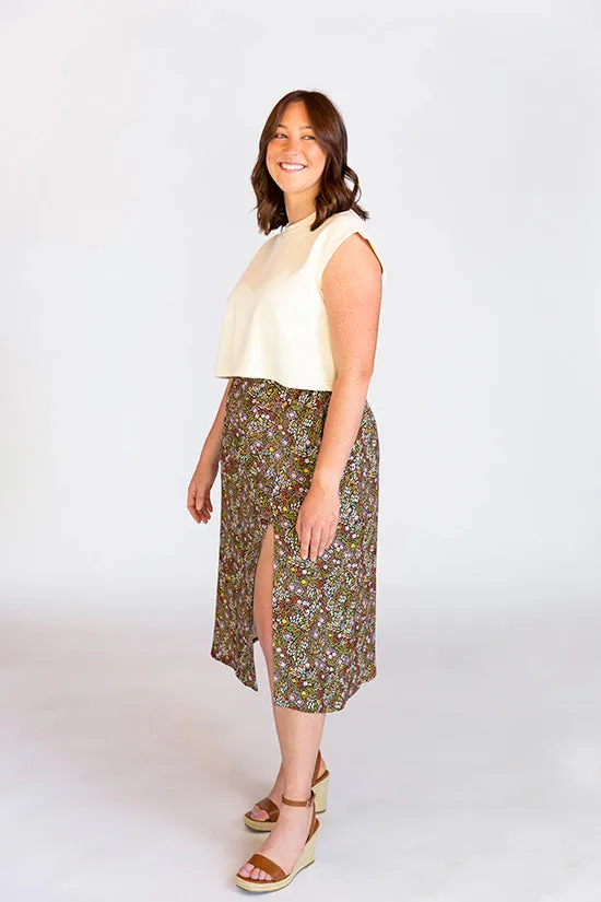 Evelyn Skirt - Chalk & Notch