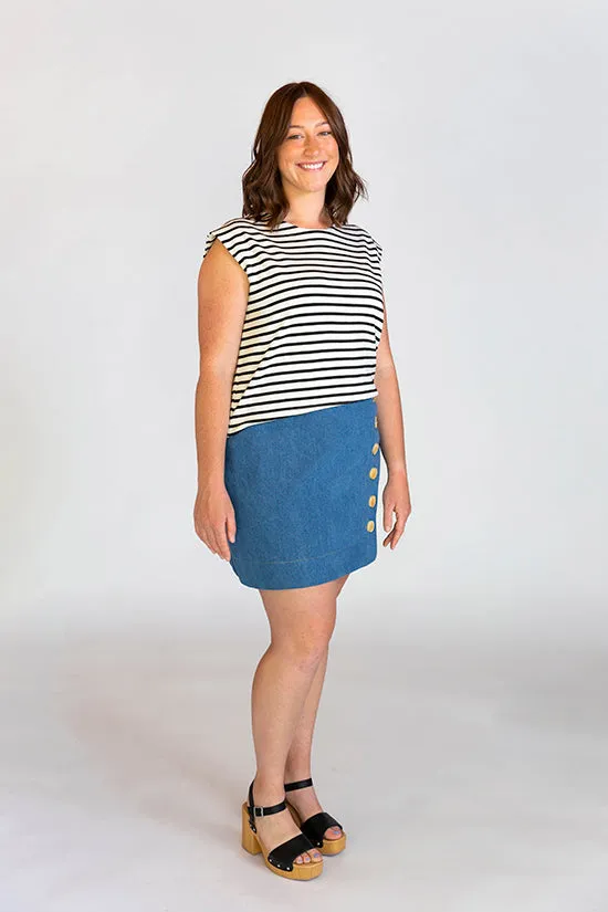 Evelyn Skirt - Chalk & Notch