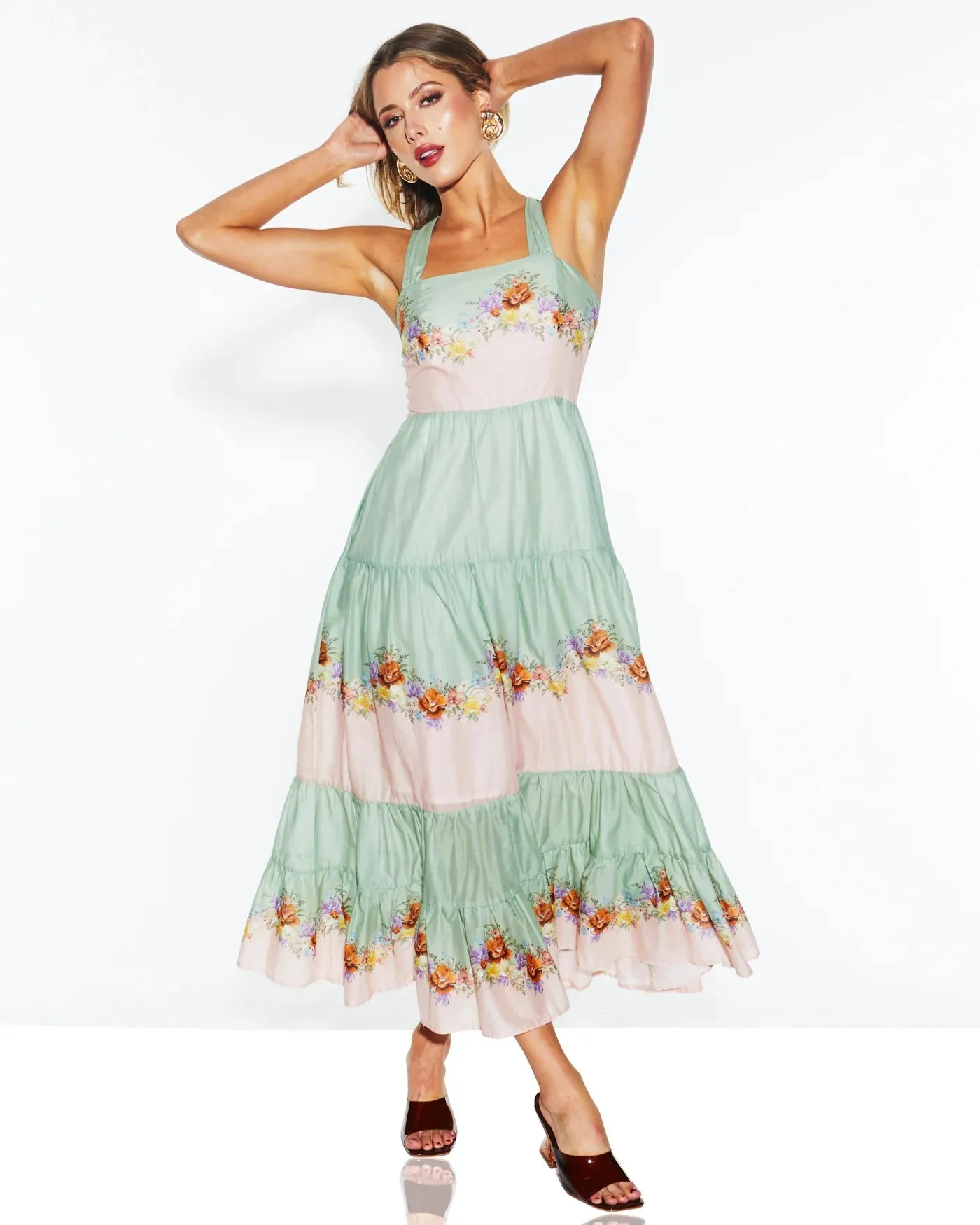 Fate and Becker Holly Hock Maxi Dress