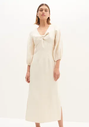 Florence Linen Dress_Lychee