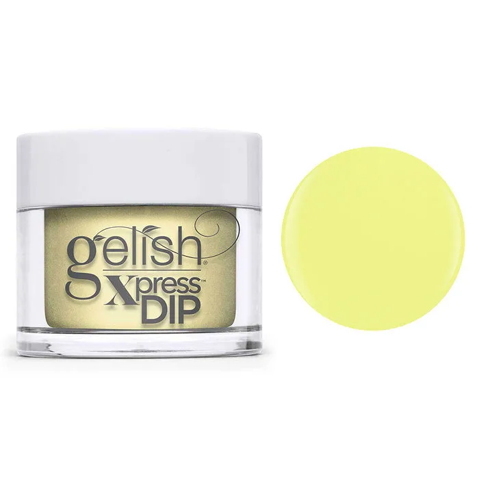 Gelish Professional Xpress Dip Powder Let Down Your Hair - Yellow Iridescent Creme - 43G