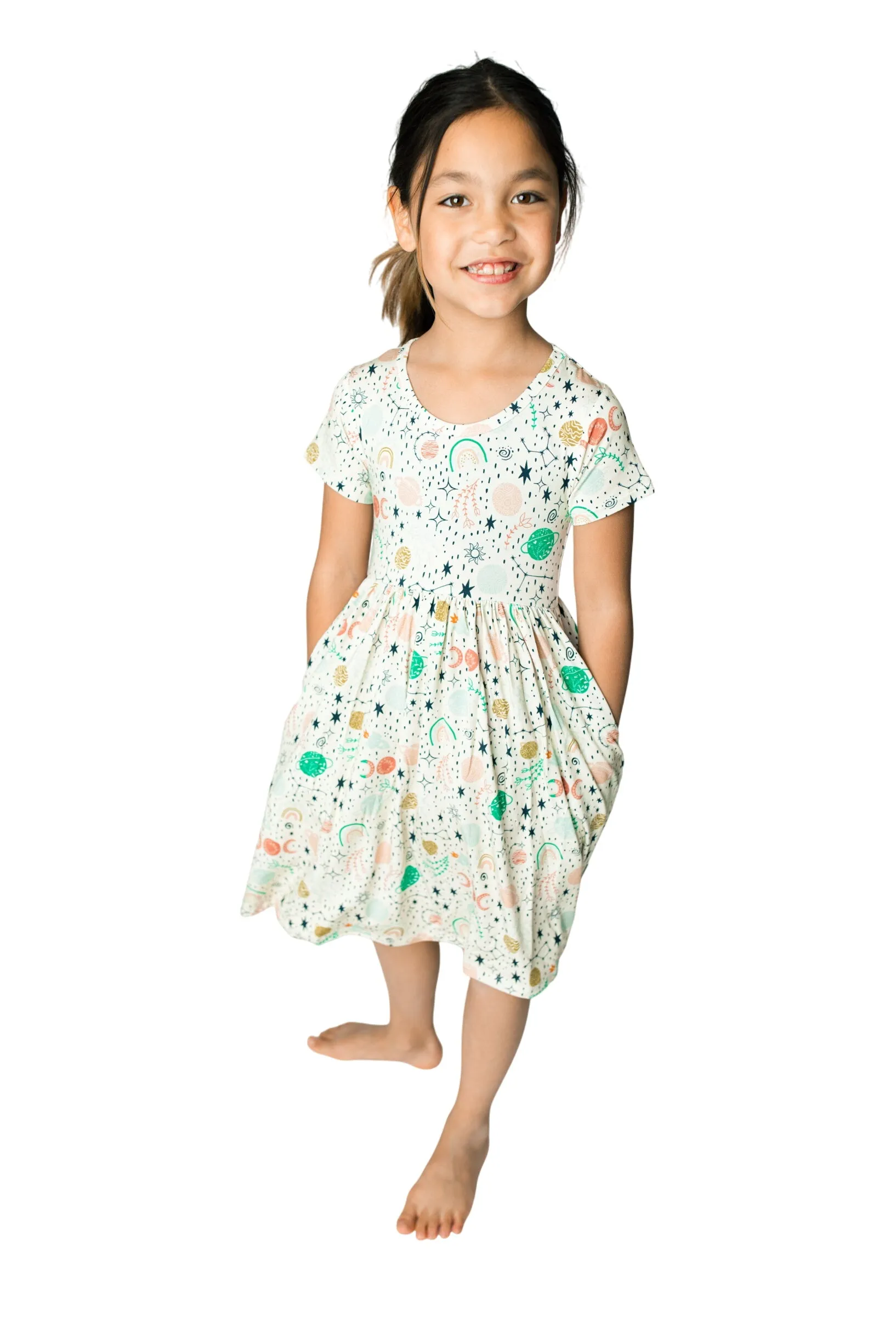 Good Morning Moons Bamboo Twirl Dress