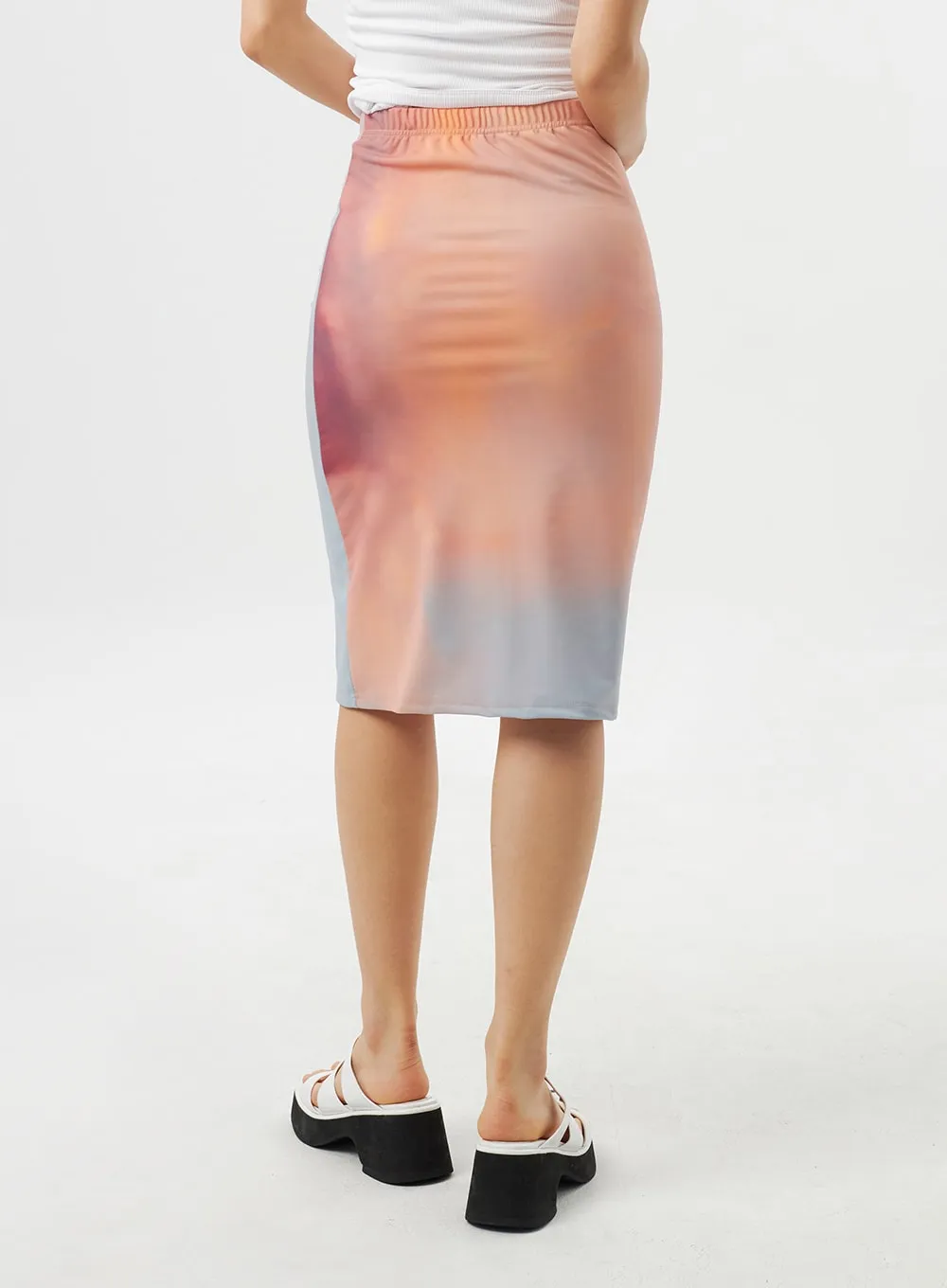 Graphic Midi Skirt CY312