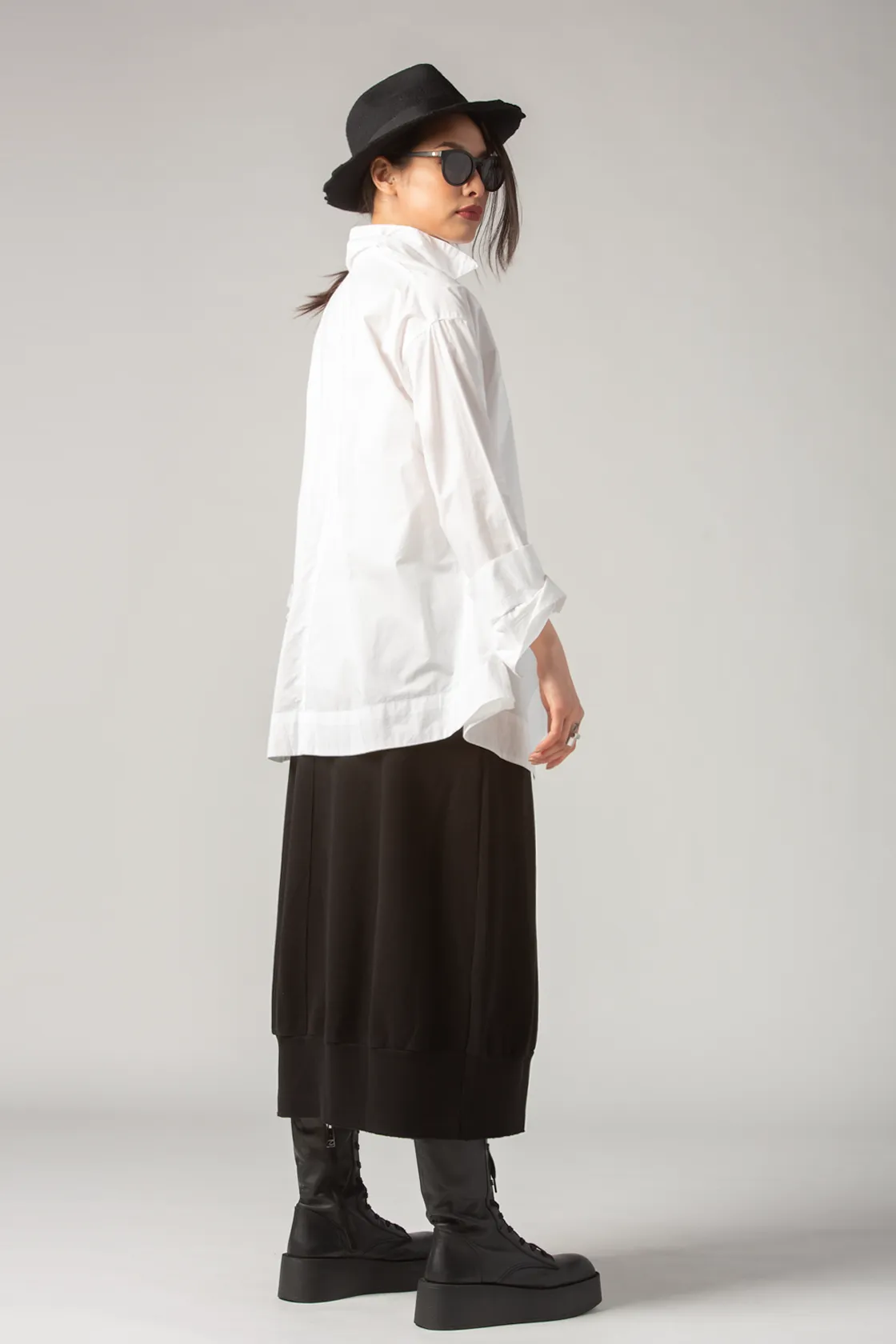 GRIZAS Gulia Skirt in Black Jersey