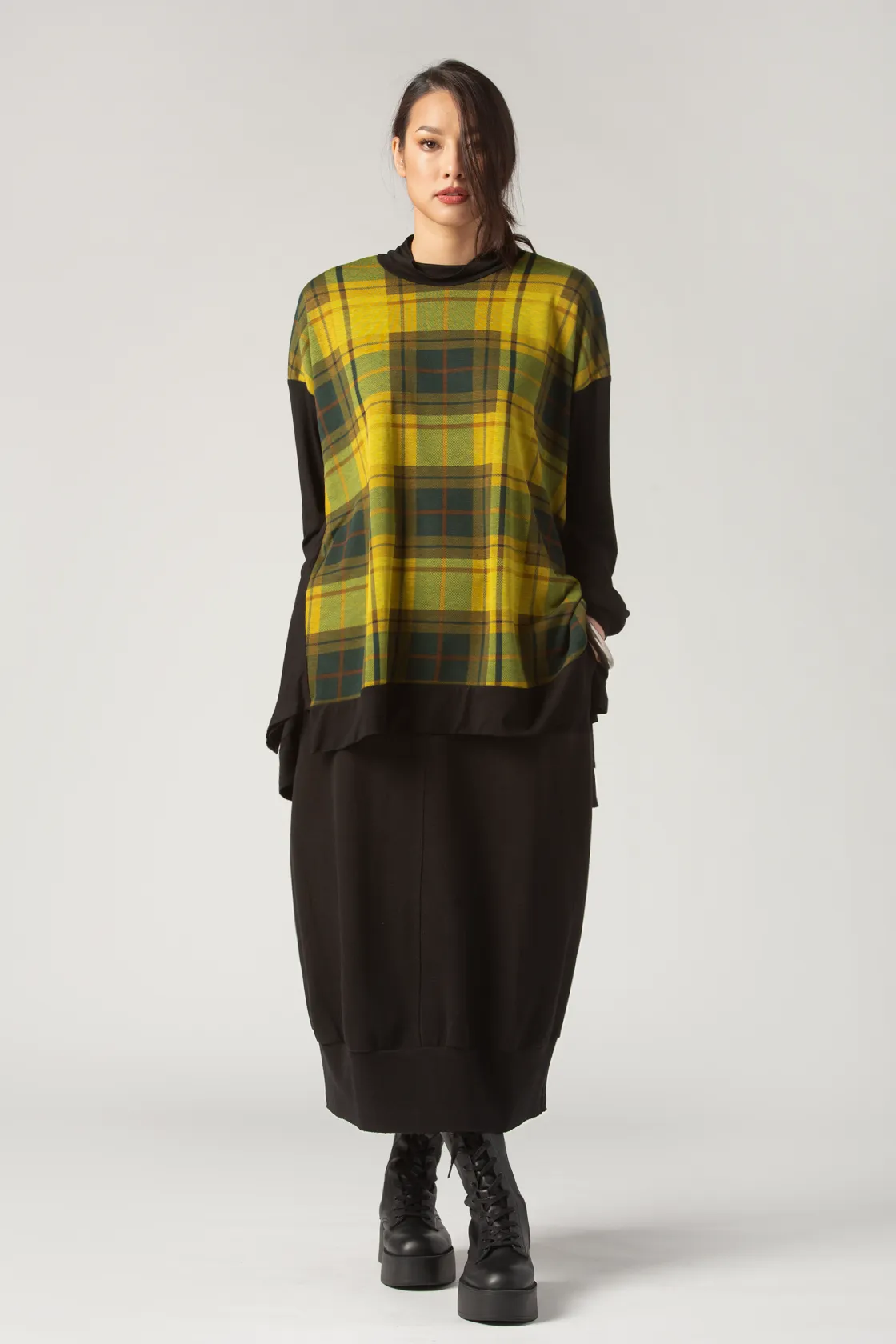 GRIZAS Gulia Skirt in Black Jersey