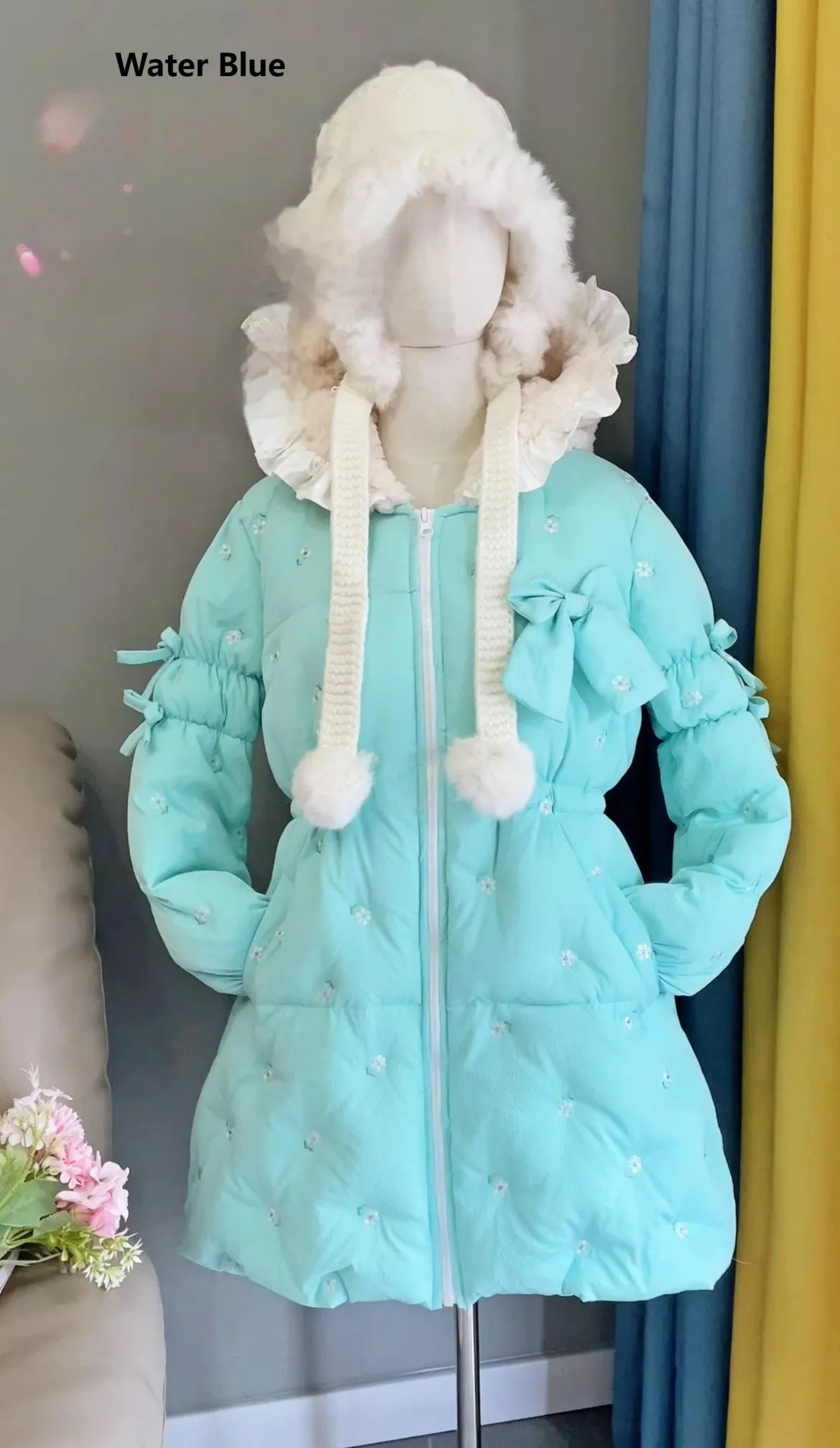 Happy Custom~Daily Lolita Down Coat Custom Sizes and Clolors