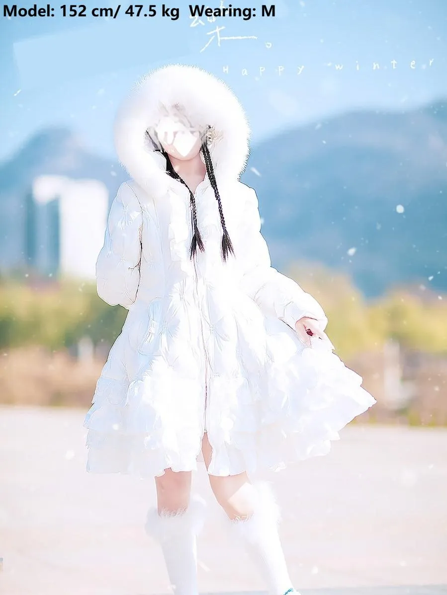 Happy Custom~Daily Lolita Down Coat Custom Sizes and Clolors