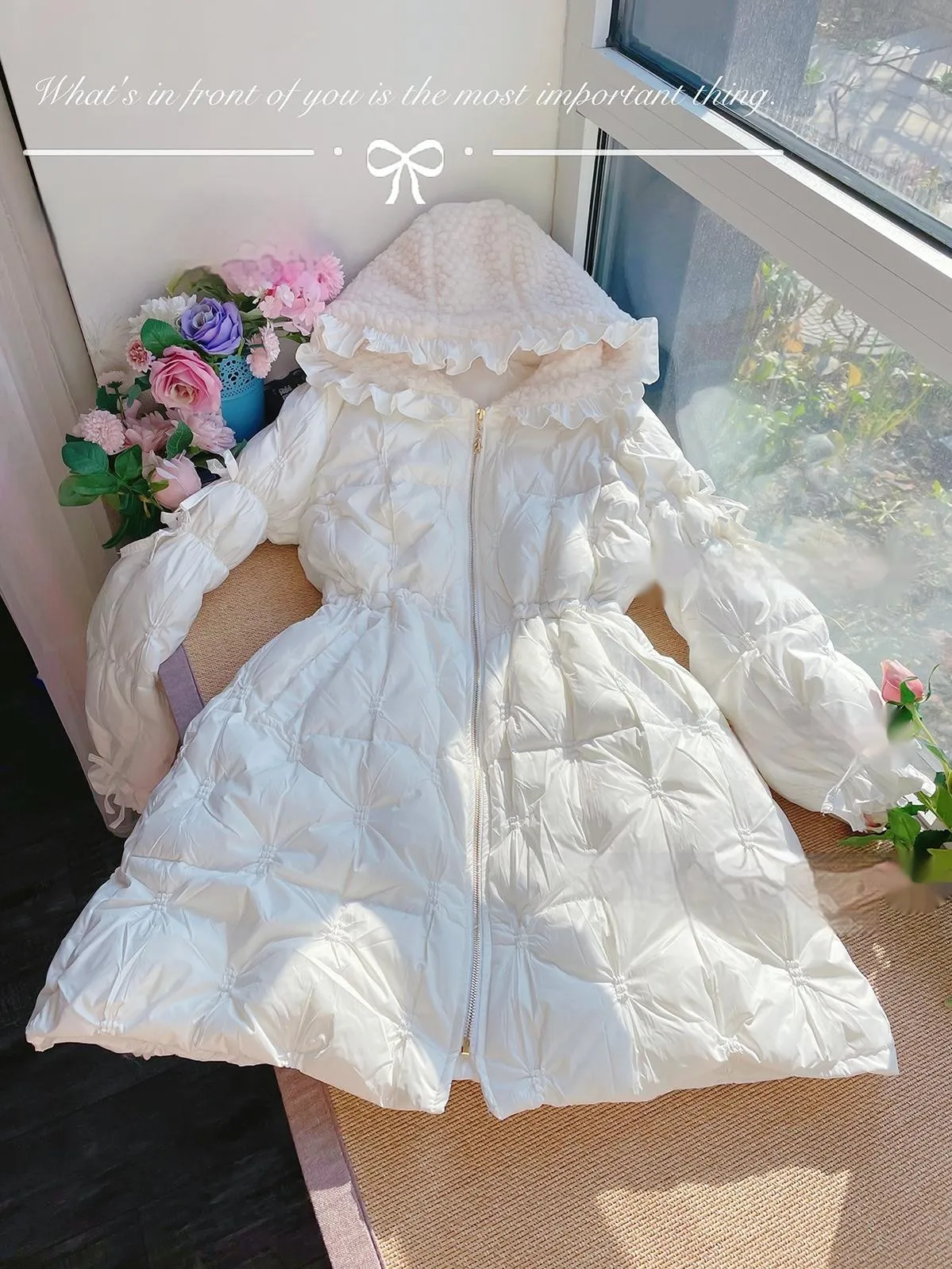 Happy Custom~Daily Lolita Down Coat Custom Sizes and Clolors