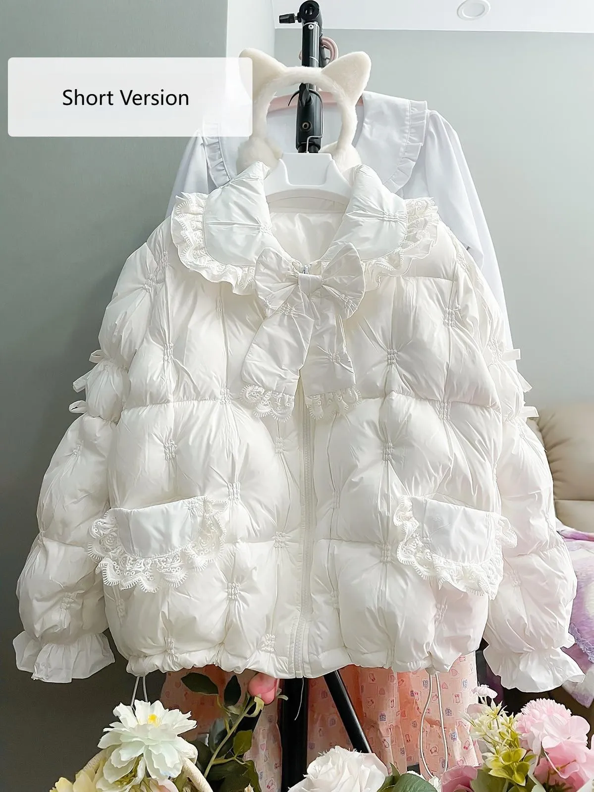 Happy Custom~Daily Lolita Down Coat Custom Sizes and Clolors