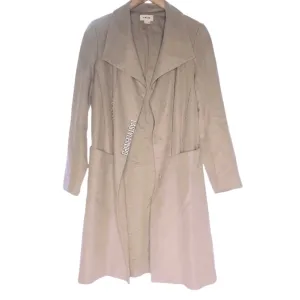 Helmut Lang Oversized Long Coat Tan Size Small Petite